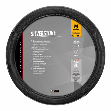 Pilot Silverstone, coprivolante in Skeentex - M -  37/39 cm - Nero
