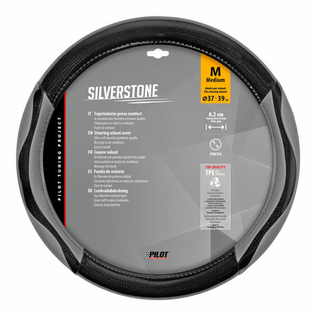 Pilot Silverstone, coprivolante in Skeentex - M -  37/39 cm - Grigio