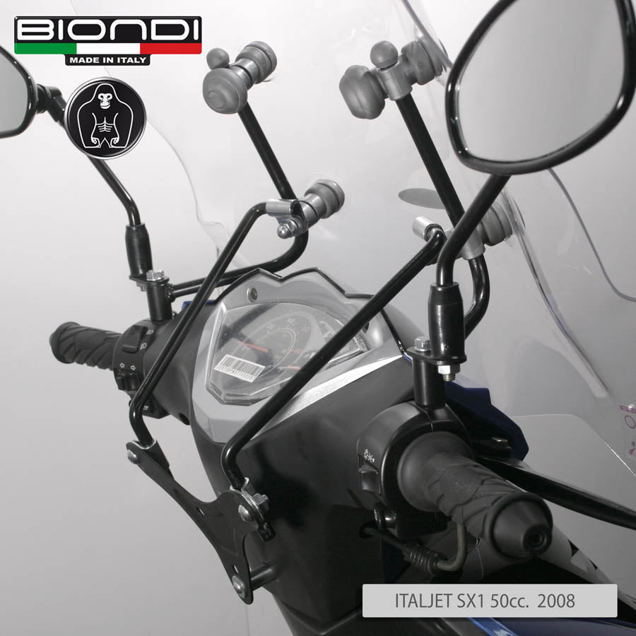 Biondi Kit Attacchi Parabrezza per Italjet SX1 50