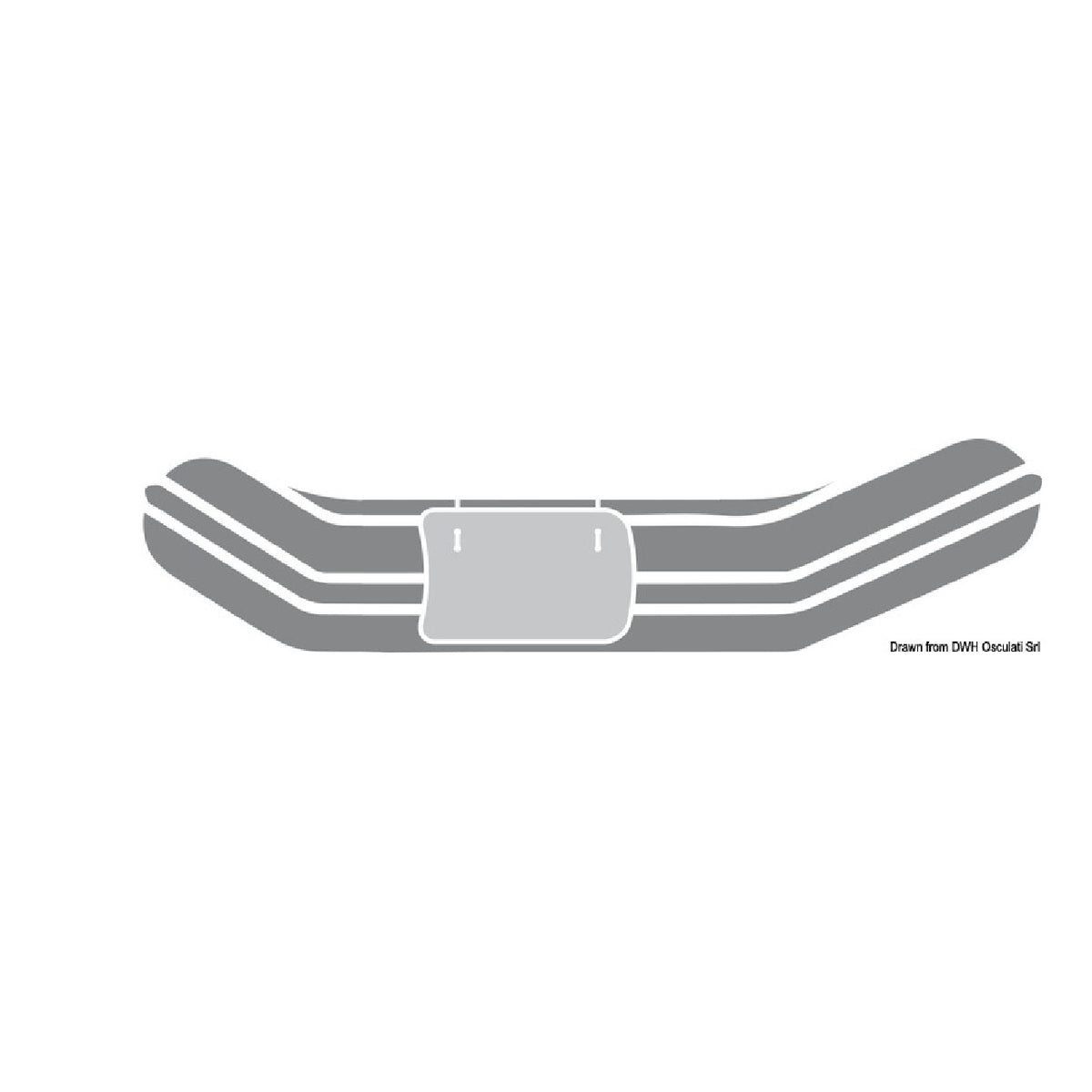 Osculati Fender für Schlauchboote Weiß 33.516.01