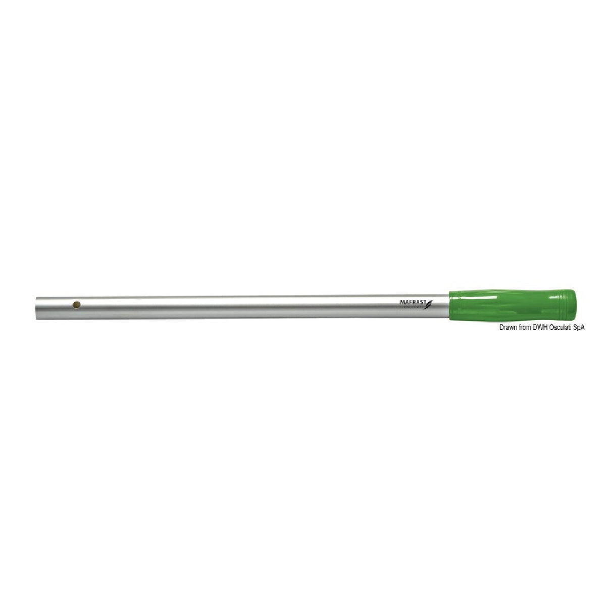 Mafrast von Osculati, Griff aus eloxiertem Aluminium