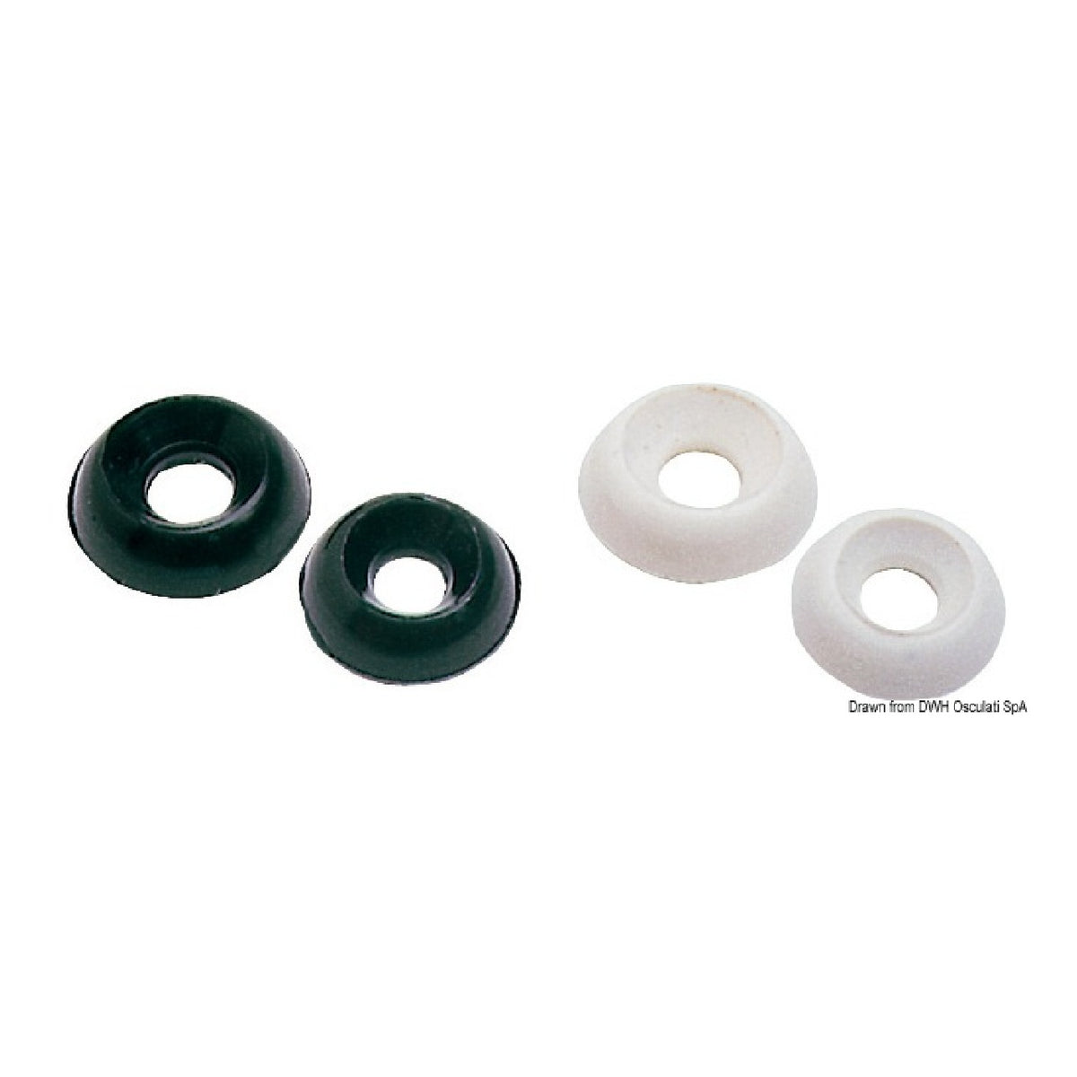 Osculati 4/5 mm abgerundete Unterschraubenkante 37.322.04BI