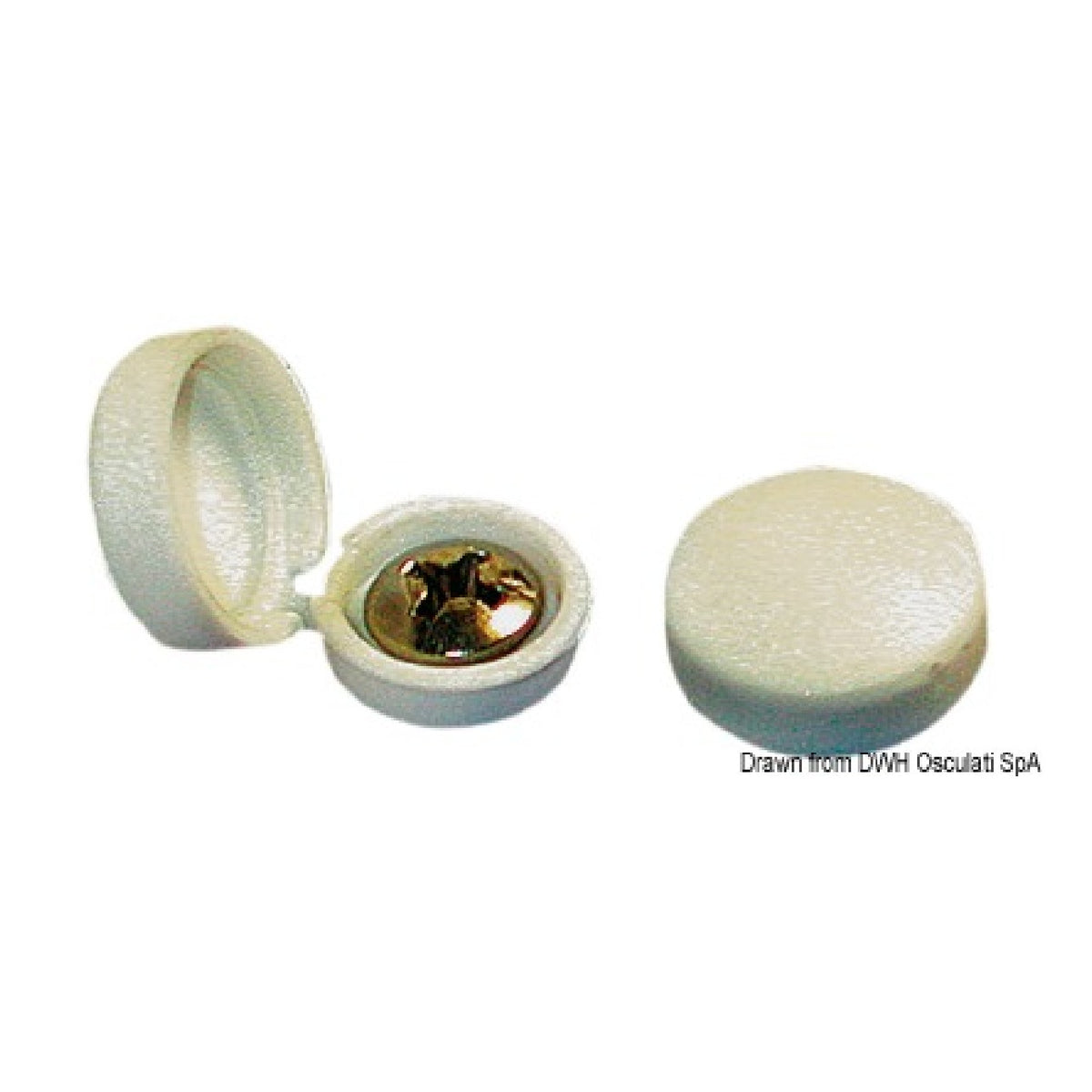 Osculati Unterschraubsäume Shore Cap 37.339.01