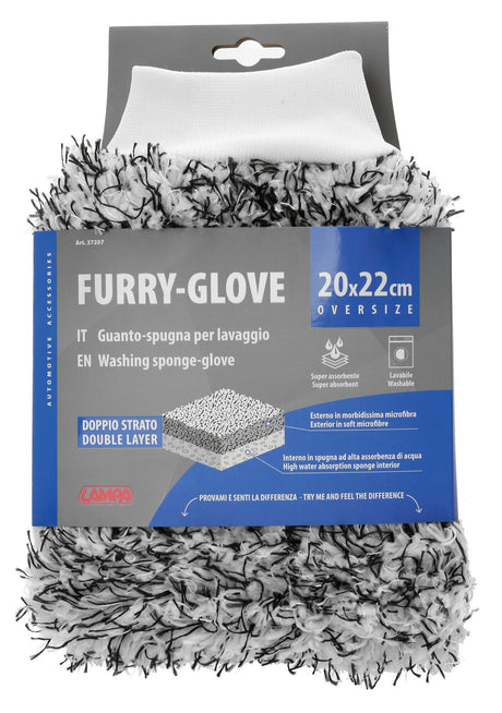 Lampa Furry-Glove, guanto-spugna per lavaggio 37207