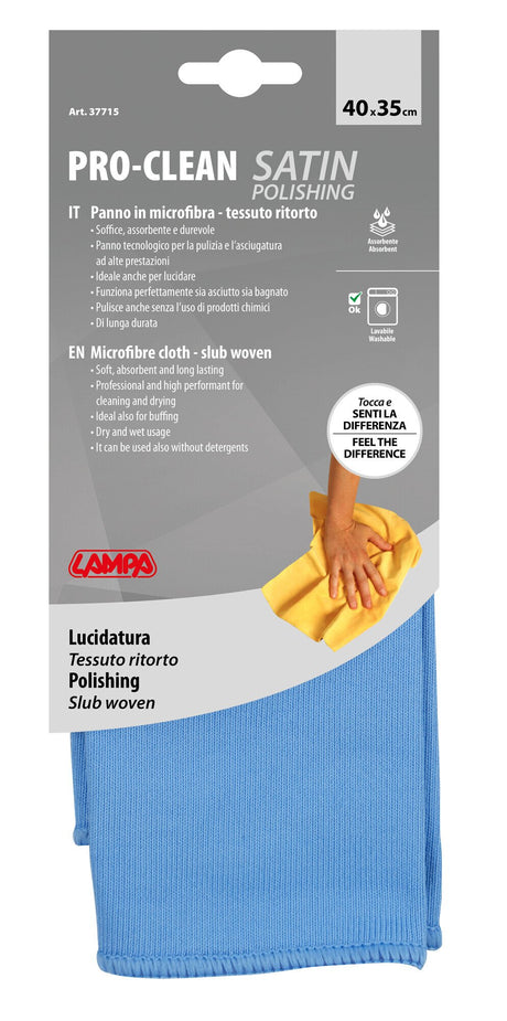 Lampa Pro-Clean - 40x40 cm - Panno lucidatura - Tessuto ritorto 37715