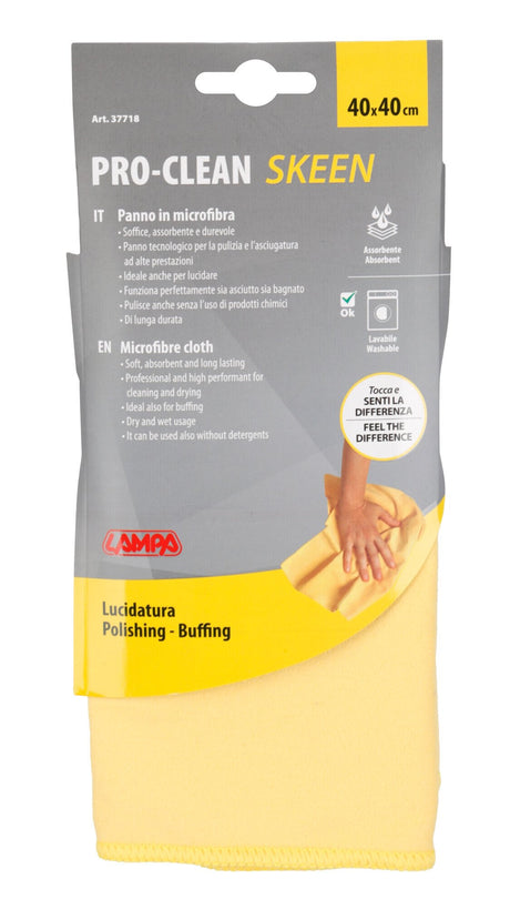 Lampa Pro-Clean - 40x40 cm - Panno lucidatura - Tessuto scamosciato 37718