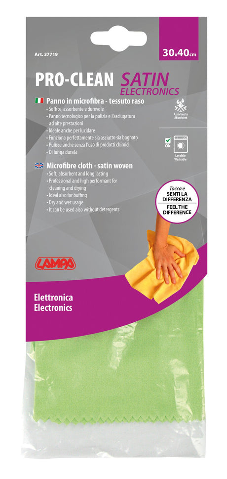 Lampa Pro-Clean - 30x40 cm - Panno elettronica - Tessuto raso 37719