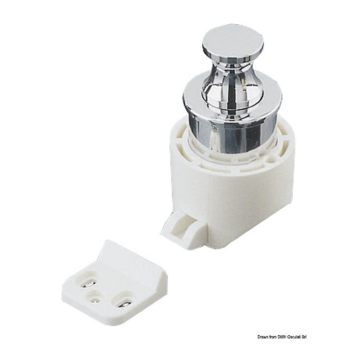 Sugatsune Scrocchetto Push Knob per antine e cassetti Pkl-08