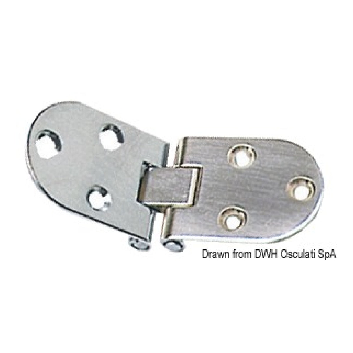 Bisagra de alambre de acero inoxidable Osculati 84x30 mm 38.440.06