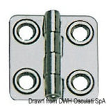 Viadana Scharnier 1,5 mm aus Edelstahl