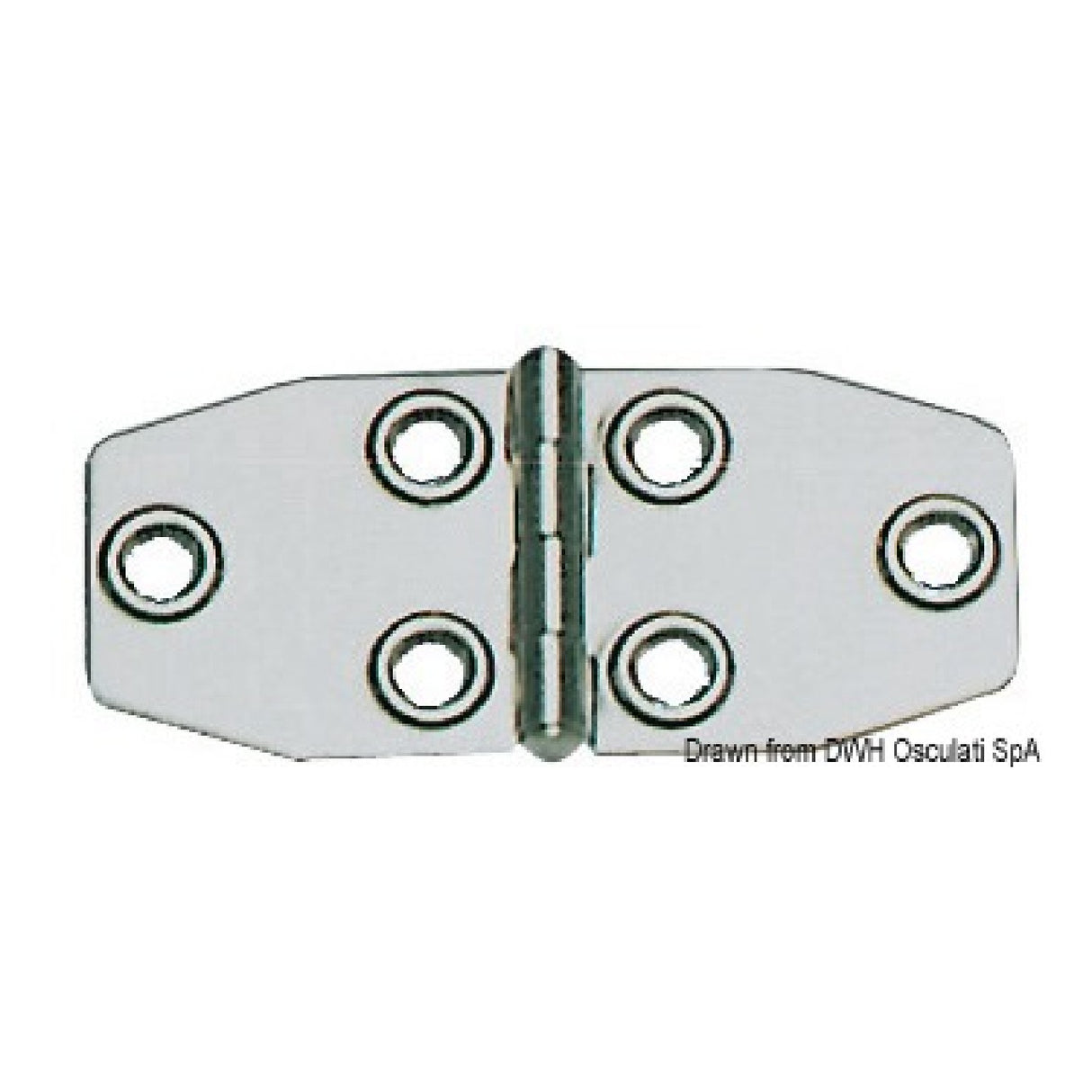 Viadana Scharnier 1,5 mm aus Edelstahl
