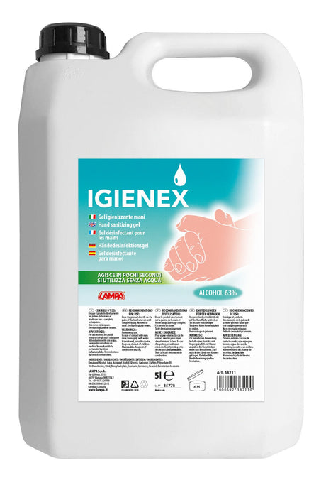 Lampa Igienex, gel igienizzante mani - 5 L 38211