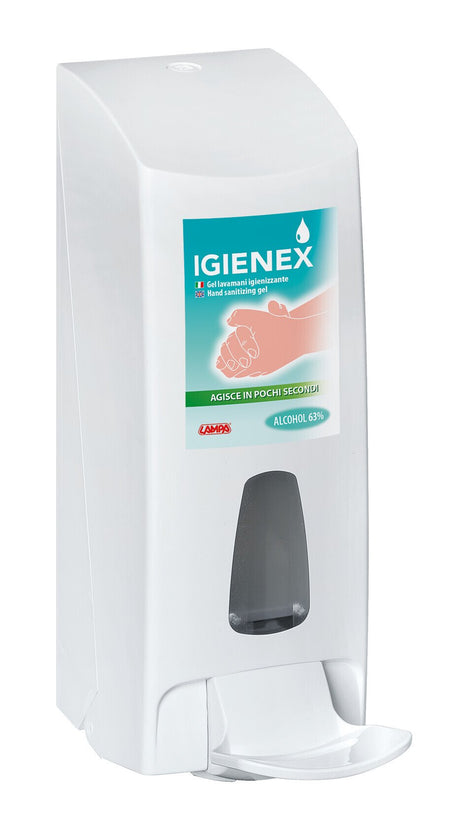 Lampa Igienex, dispenser manuale da appendere, per dosaggio gel mani 38213