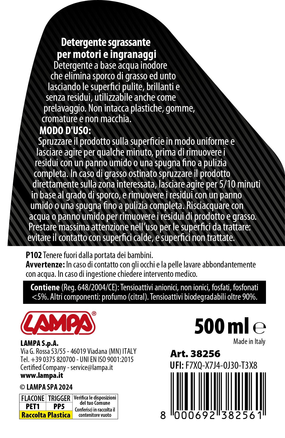 Gran Pree Gran Pree, sgrassatore motore - 500 ml