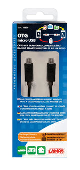 Lampa Cavo OTG Micro Usb > Micro Usb - 30 cm - Nero 38936