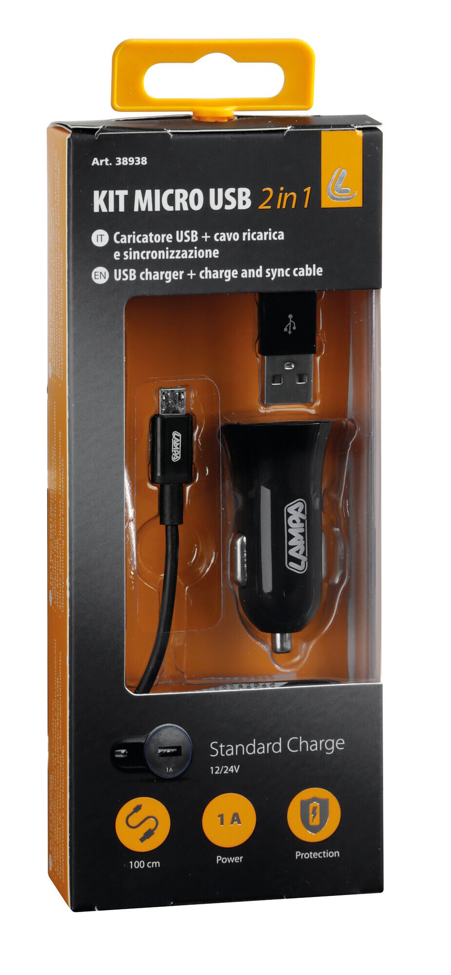 Lampa Kit 2 in 1 Micro Usb - 12/24V 38938