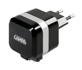 Caricabatteria da rete Micro Usb con 1 porta Usb Fast Charge 2400 mA 100/230V 38947