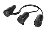 Lampa Presa corrente doppia con USB - 12/24V 38966