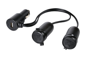 Lampa Presa corrente doppia con USB - 12/24V 38966