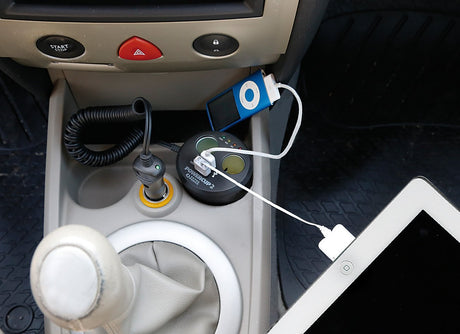 Lampa Power cup 2, multipresa con Usb e tester batteria, 12V 39011