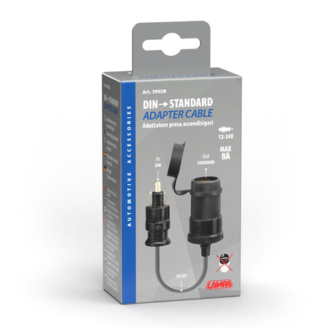 Lampa Adattatore presa corrente, 12/24V 39028