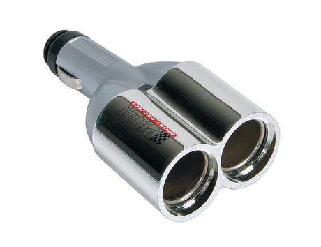 Lampa Dual-Muffler, presa corrente doppia 12/24V 39080