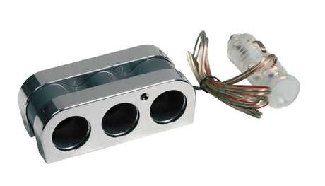 Lampa Presa corrente tripla con prolunga 12/24V 9083 39083
