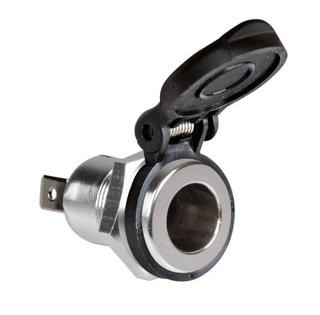 Lampa Presa corrente DIN in alluminio, montaggio ad incasso, 12/24V 39132