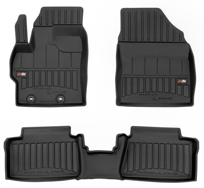 Alfombrillas de goma Proline 3D para TOYOTA Yaris IV 19> (híbrido)
