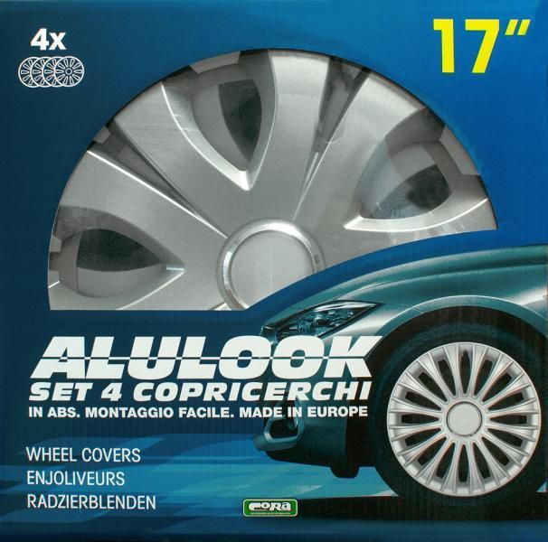 Juego de 4 cubiertas superiores para ruedas Alulook de 17'' Cora