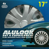 Juego de 4 cubiertas superiores para ruedas Alulook de 17'' Cora