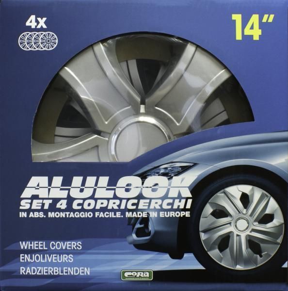 Cora Set 4 copricerchi 14'' Alulook Bis
