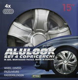 Cora Set 4 copricerchi 15'' Alulook Bis