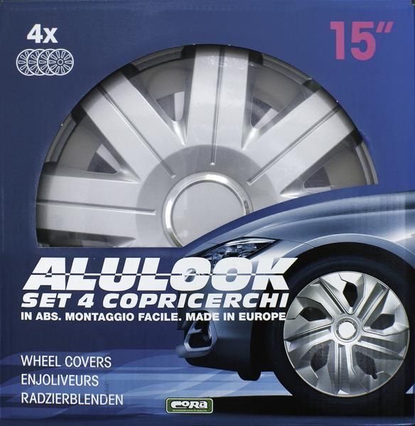 Cora Set 4 copricerchi 15'' Alulook Cosmos