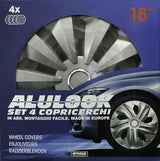 Cora Set 4 copricerchi 16'' Alulook Fox