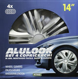 Cora Set 4 copricerchi 14'' Alulook Fun
