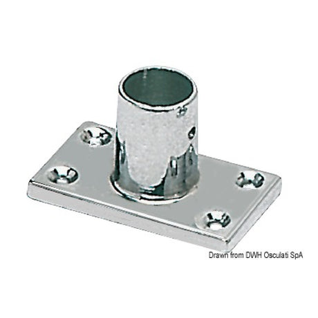 Osculati Supporto pulpito 90 22 mm rettangolare 41.013.00 - AmerigoStore