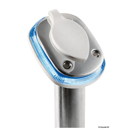 Osculati Base con LED per portacanne 41.211.70/71/72 e 41.168.11 41.211.75 - AmerigoStore