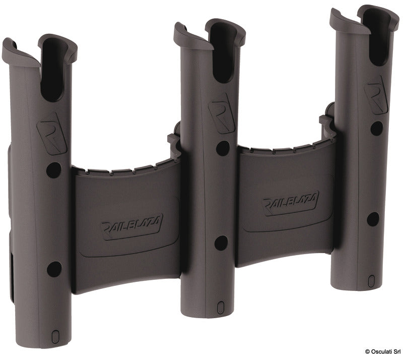 Railblaza RodStow Triple con carrito negro 09-0011-11