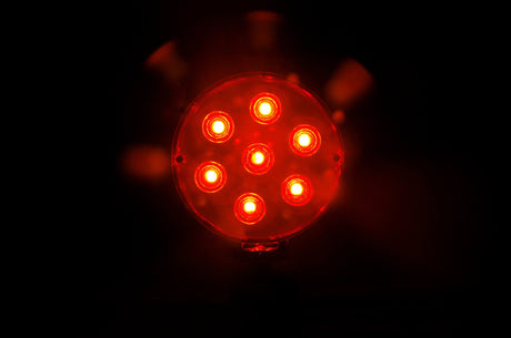 Lampa Loki-Led, luce ingombro 14 Led, doppia funzione, 12/24V - Rosso/Bianco 41461