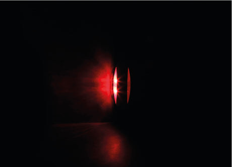 Lampa Luce supplementare a 4 Led bianco/rosso, 9/32V - Scocca nero 41477
