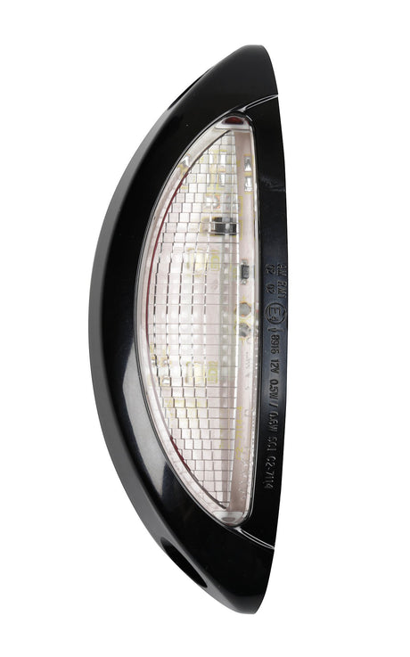 Lampa Luce supplementare a 4 Led bianco/rosso, 9/32V - Scocca nero 41477
