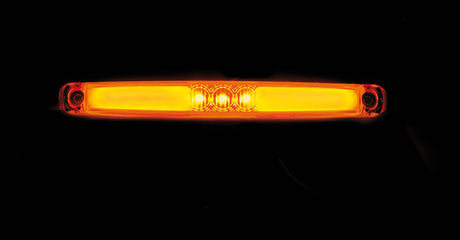 Lampa Luce ingombro a 13 Led, 12/24V - Arancio 41479