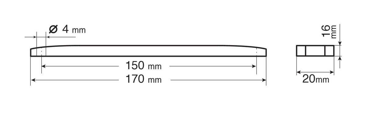 Lampa Luce ingombro a 13 Led, 12/24V - Rosso 41480