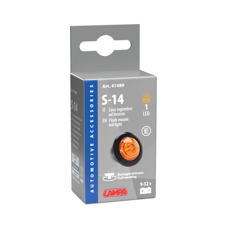Lampa Luce da incasso a Led, 12/24V - Arancio 1489 41489