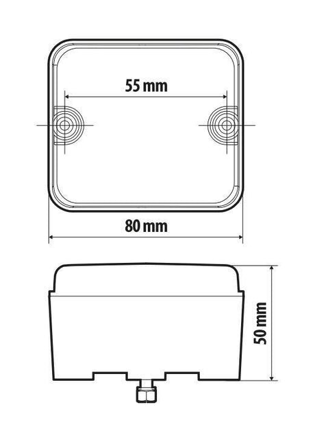 Lampa Faro posteriore ausiliario 12V 41501