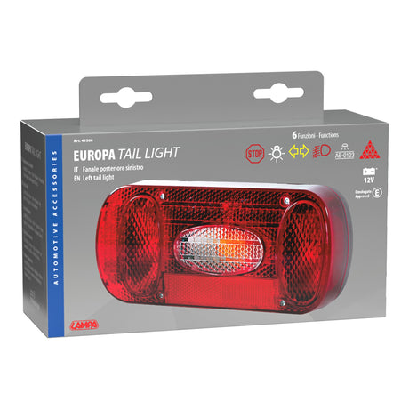 Lampa Europa, fanale posteriore 6 funzioni 12V - Sinistro 41508