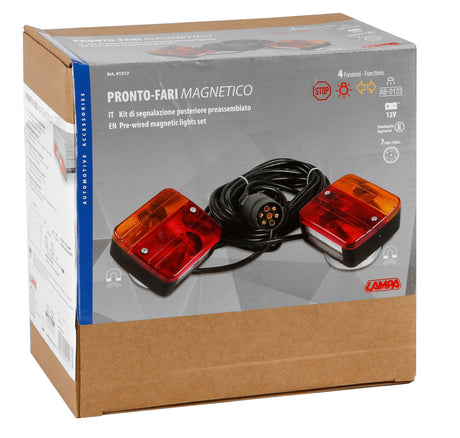 Lampa Pronto-Fari, kit di segnalazione posteriore magnetico, 12V 41517