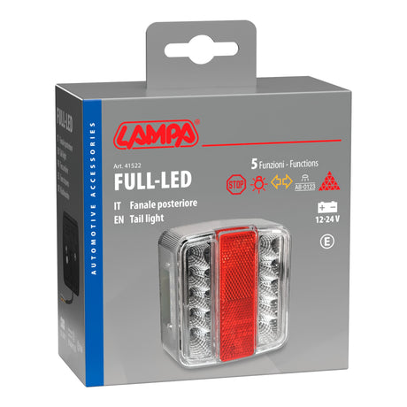 Lampa Full-Led, fanale posteriore a 14 Led, 12V 41522