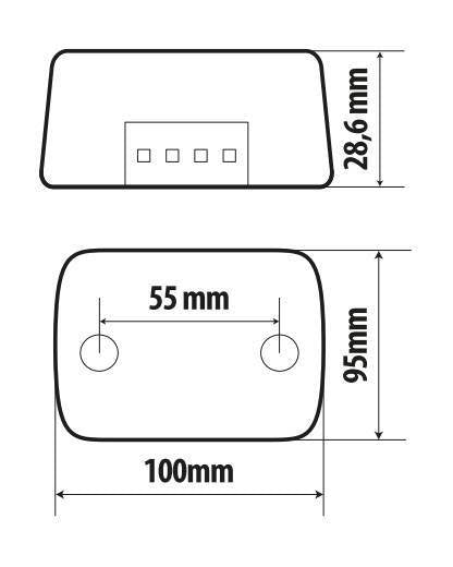 Lampa Full-Led Kit, fanali posteriori magnetici a Led, 12V 41523